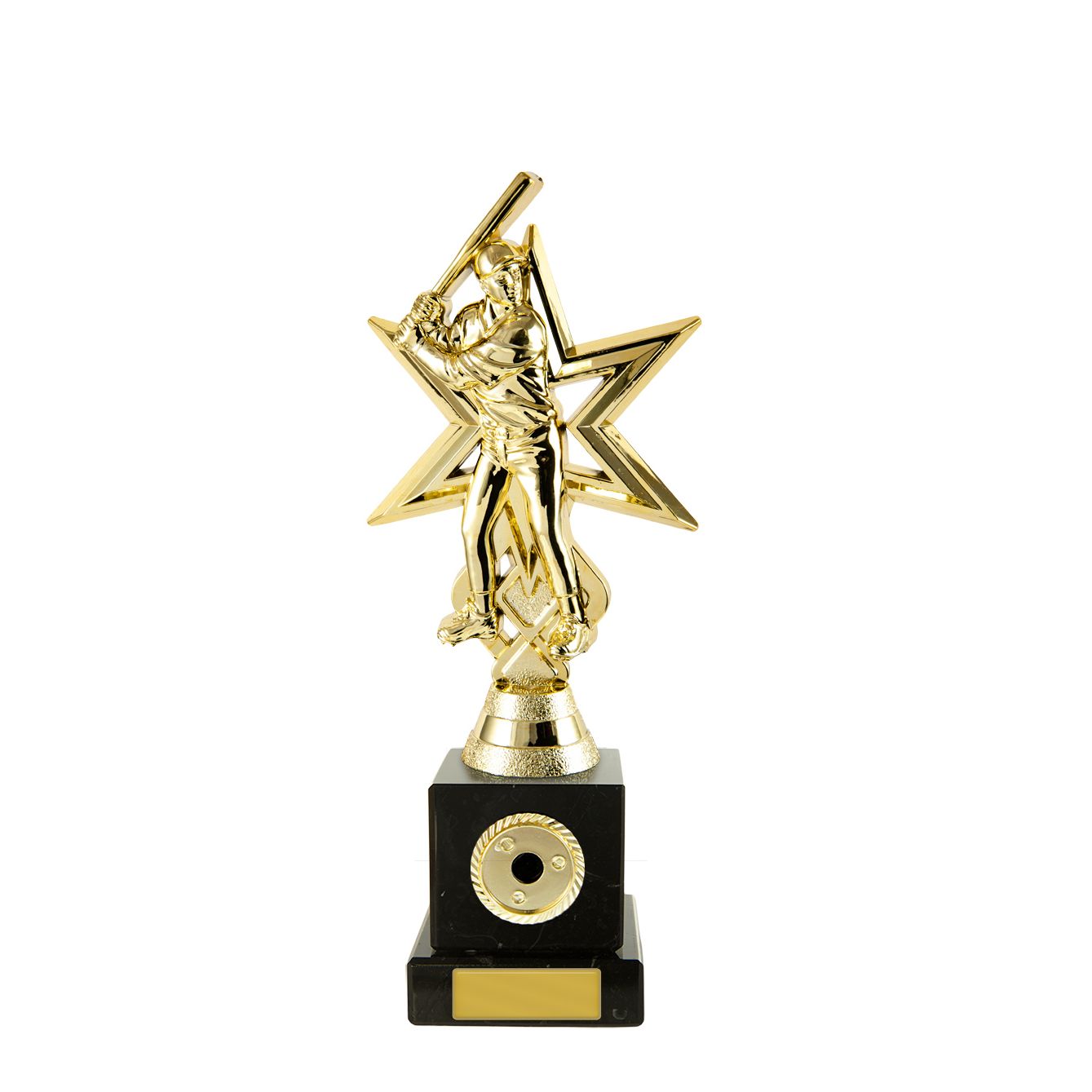 Baseball Figure Male on Column