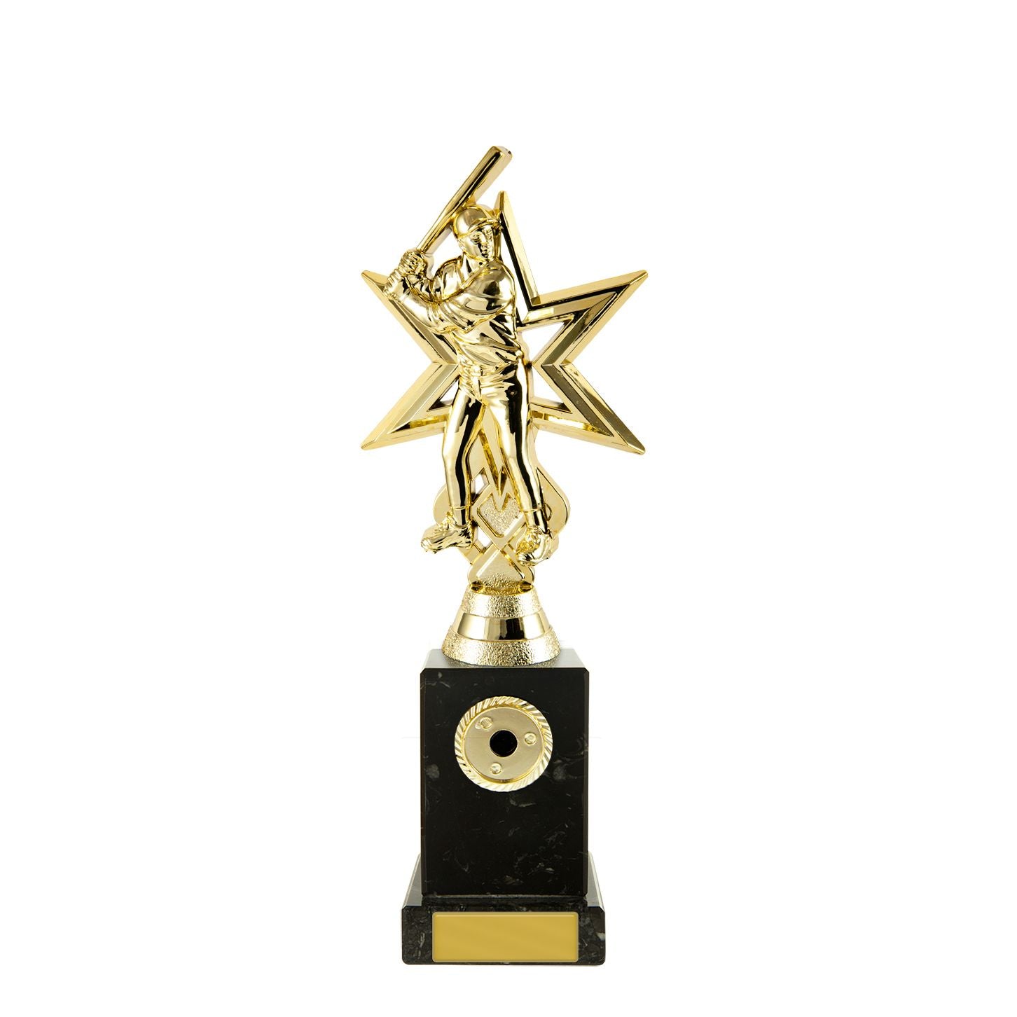 Baseball Figure Male on Column