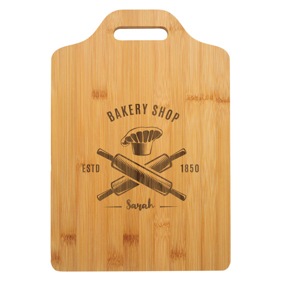 Bamboo Board with Slot Handle